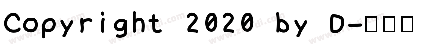 Copyright 2020 by D字体转换
